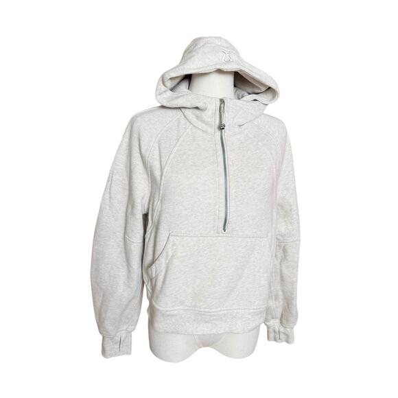 Lululemon Scuba Oversized 1/2 Zip Hoodie Ultra Grey Size XS/S - Picture 5 of 11